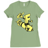 f bom Ladies Fitted T-Shirt