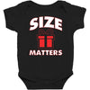 size matters Baby Bodysuit