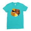 funny full english breakfast, ideal gift or birthday present Ladies Fitted T-Shirt