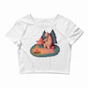 Let's Go Camping Crop Top