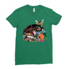drawing some insects Ladies Fitted T-Shirt
