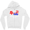 happy independence day the united states Zipper Hoodie