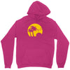 beach silhouette birds sand sunset Unisex Hoodie