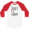 i wear grey for my aunt 1 3/4 Sleeve Shirt