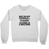 alcohol is a solution t shirt Crewneck Sweatshirt