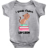 i speak fluent sarcazm Baby Bodysuit