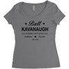 brett kavanaugh Women's Triblend Scoop T-shirt