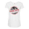 living in santa carla Maternity Scoop Neck T-shirt