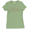 behold fartacus fart humorous Ladies Fitted T-Shirt