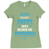 The Best Poppy Was Born In November Ladies Fitted T-Shirt