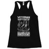 Veteran Don't Thank Me Thank My Grandpa Who Never Came Back Racerback Tank