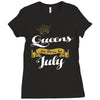 queens are born in july Ladies Fitted T-Shirt