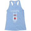 chappie robot movie logo Racerback Tank