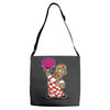 zombified big boy Adjustable Strap Totes