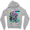 pop biker Zipper Hoodie