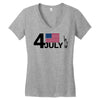 july 4 independence day Women's V-Neck T-Shirt