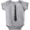 piano tie Baby Onesie