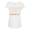 women Maternity Scoop Neck T-shirt