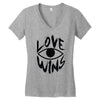 love wins Women's V-Neck T-Shirt