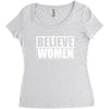 Believe Women Women's Triblend Scoop T-shirt