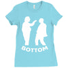 bottom eye poke Ladies Fitted T-Shirt