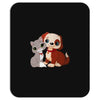 nice cat and dog Mousepad