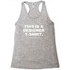 This is a Designer T-Shirt Racerback Tank