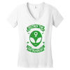 destroy the patriarchy Women's V-Neck T-Shirt