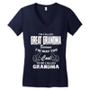 I&rsquo;m Called Great Grandma Because I&rsquo;m Way Too Cool To Be Called Gra Women's V-Neck T-Shirt