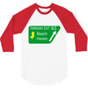 gps logo free exit 63 beach haven 3/4 Sleeve Shirt
