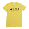 need caffeine Ladies Fitted T-Shirt