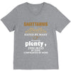 Sagittarius Hated By Many Wanted By Plenty Disliked By Some Confronted V-Neck Tee