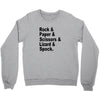 rock paper scissors lizard spock big bang theory geek nerd gift t shir Crewneck Sweatshirt