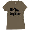the dogfather boxer Ladies Fitted T-Shirt