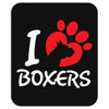 I Love Boxers Mousepad