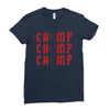 Camp Hitchhiking Ladies Fitted T-Shirt