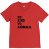 Be Kind To Animals V-Neck Tee