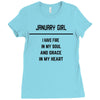January Girl Ladies Fitted T-Shirt