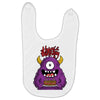 happy birthday monster Baby Bibs