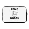 send noods Laptop sleeve