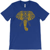 tribal print elephant geometric gold animals cool T-Shirt