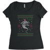 neverending christmas Women's Triblend Scoop T-shirt