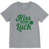 kiss me for luck V-Neck Tee