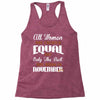 all women are created equal but only the best are born in november Racerback Tank