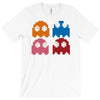 cool retro 80s pacman ghosts video games T-Shirt