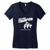 beer pong champion Women's V-Neck T-Shirt
