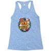 pokemon style dodge ball league Racerback Tank
