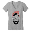 hipster Women's V-Neck T-Shirt