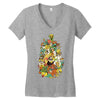 snack pack Women's V-Neck T-Shirt