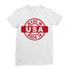 made in usa Ladies Fitted T-Shirt
